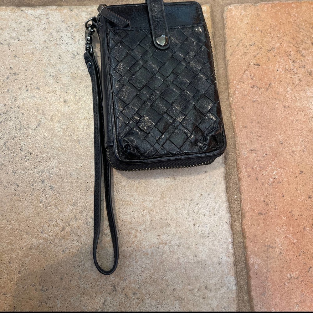 Elliott Luca leather clutch wallet - Picture 2 of 3